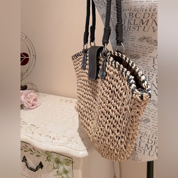 Rustic French Style Straw Bag - Picture 2 of 2